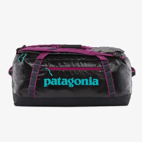 patagonia 70 litre black hole duffel in pitch blue