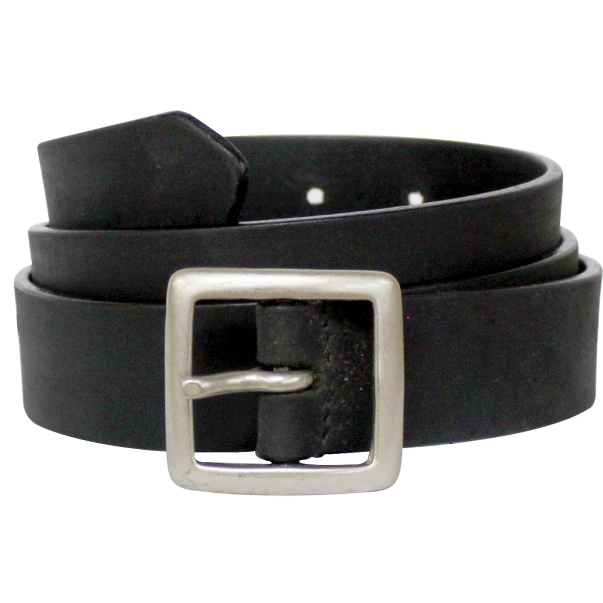 the bison designs classic leather belt in black