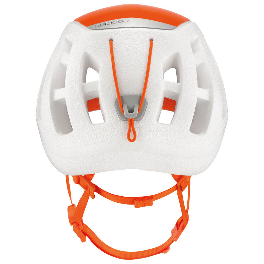 the rear view of the petzl sirocco helmet