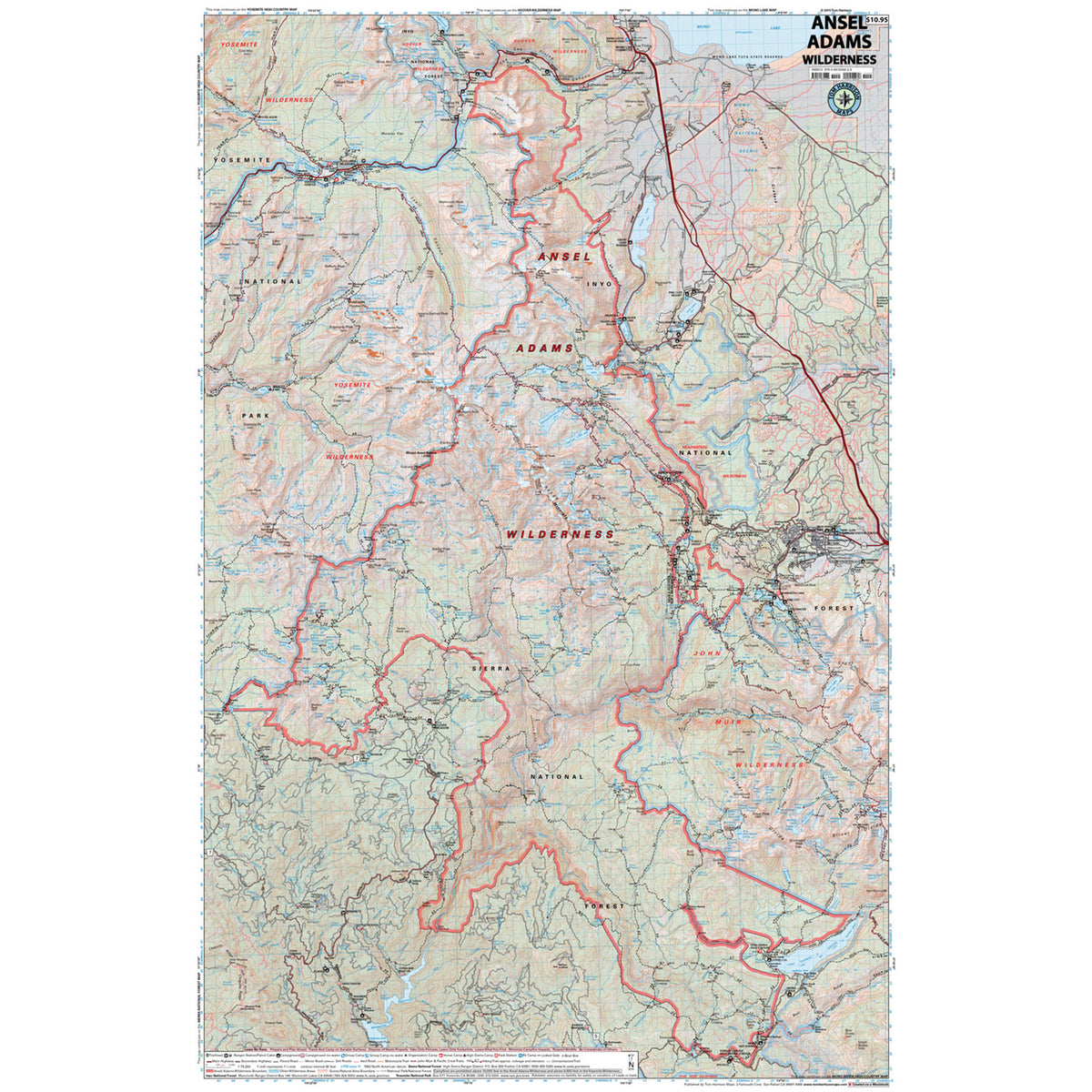 close up of the map coverage area