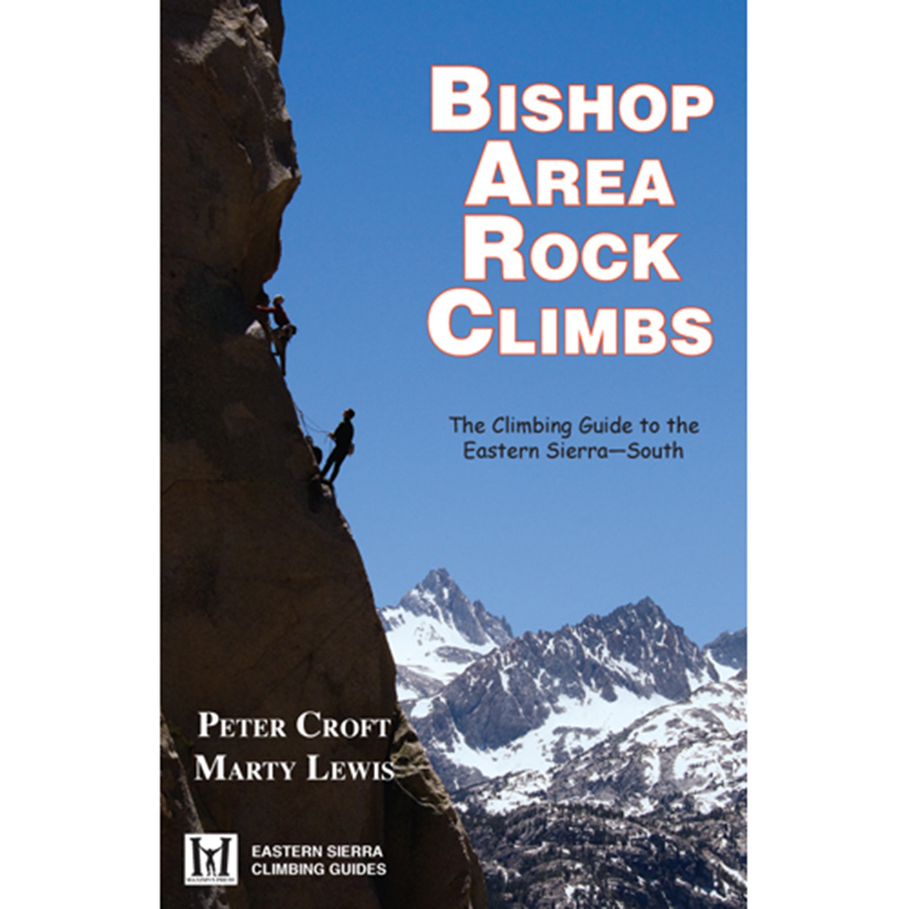 The cover of the Bishop Area Rock Climbs book