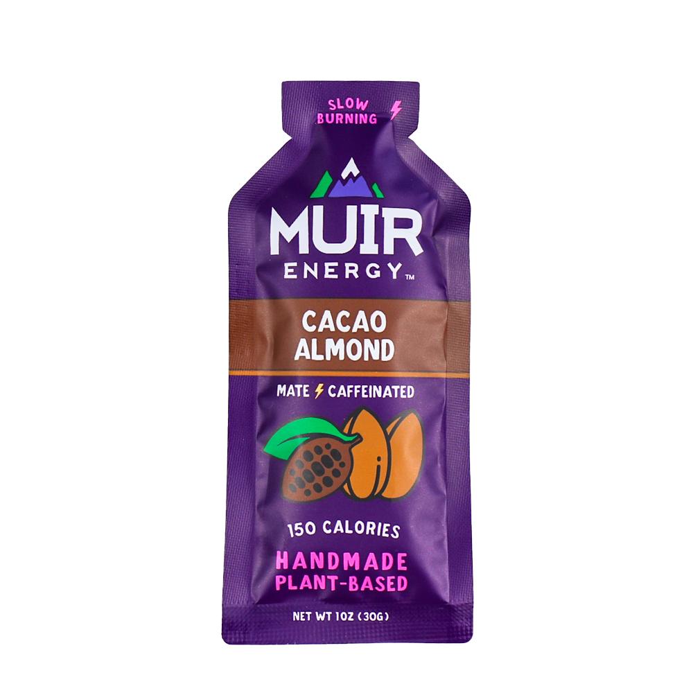 the front of the cacao almond mate package