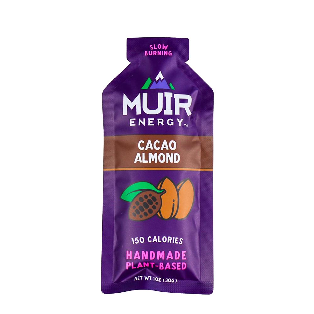 front of the cacao almond package