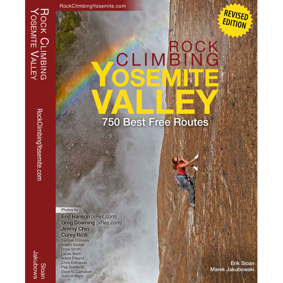 The cover of the yosemite valley climbing guide