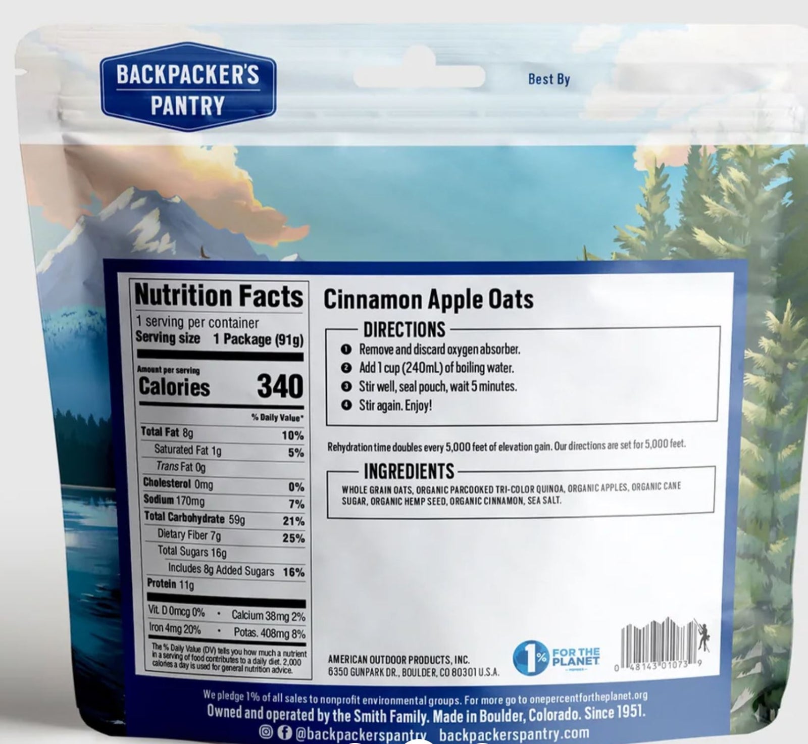 BACK OF PACKAGE