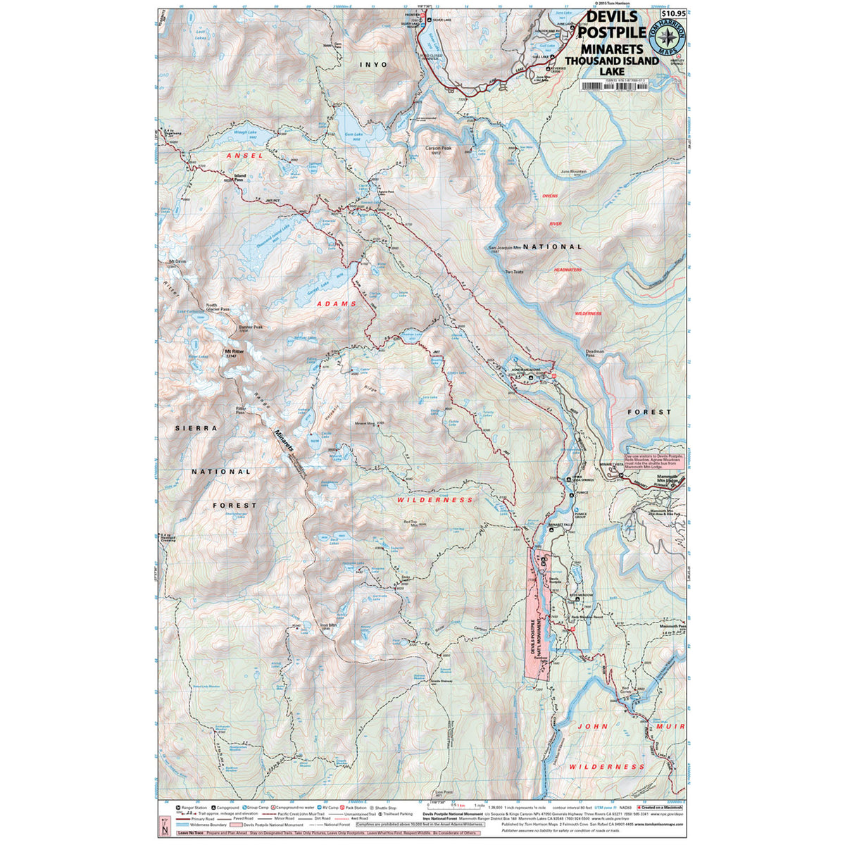 close up view of the map