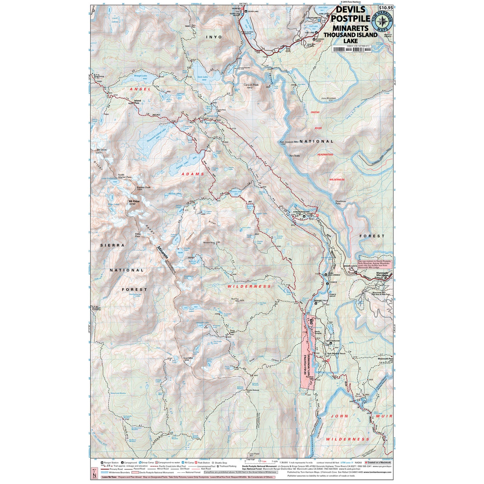 close up view of the map