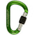 a photo of the metolius element key lock carabiner, in green