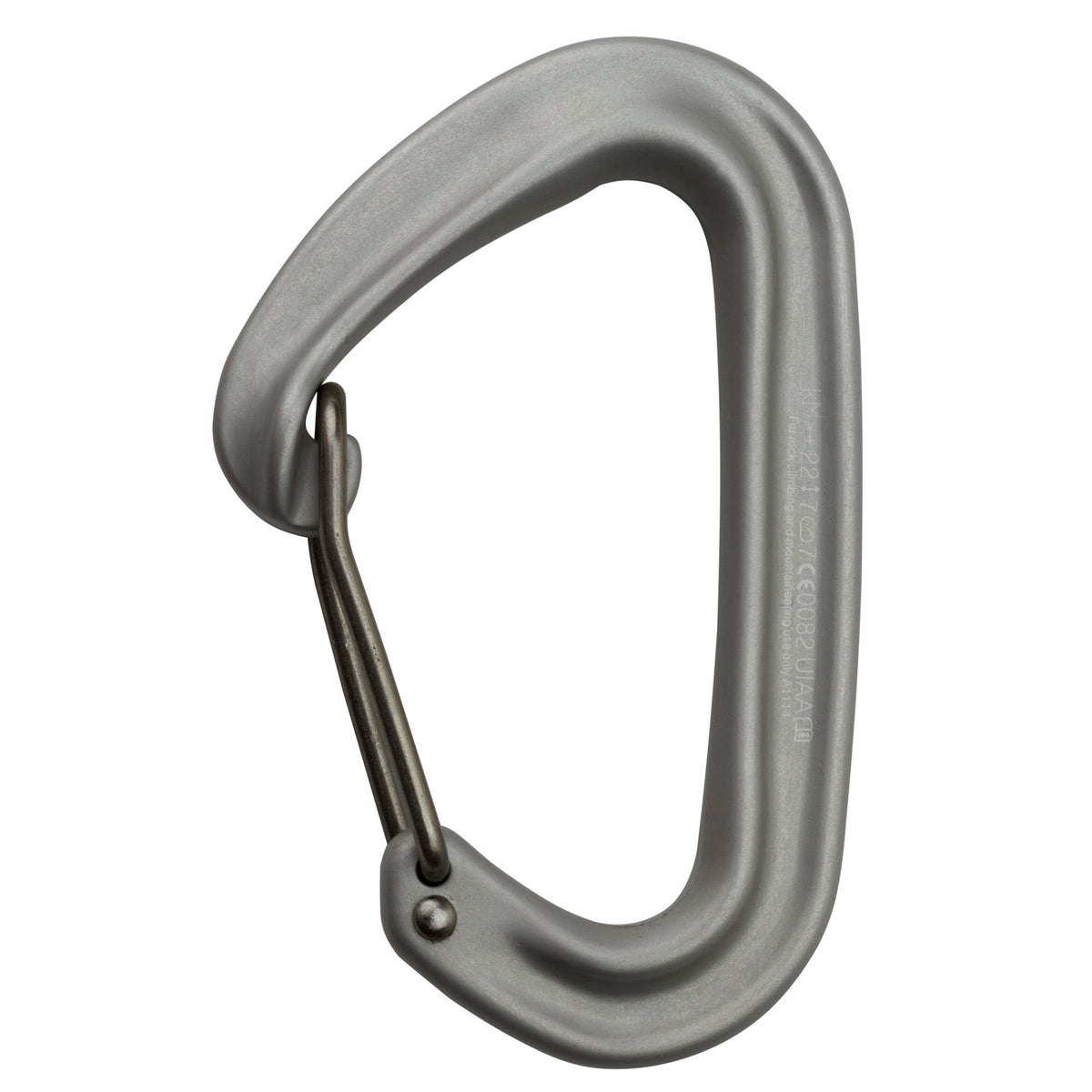 a photo of the fs mini II carabiner, silver