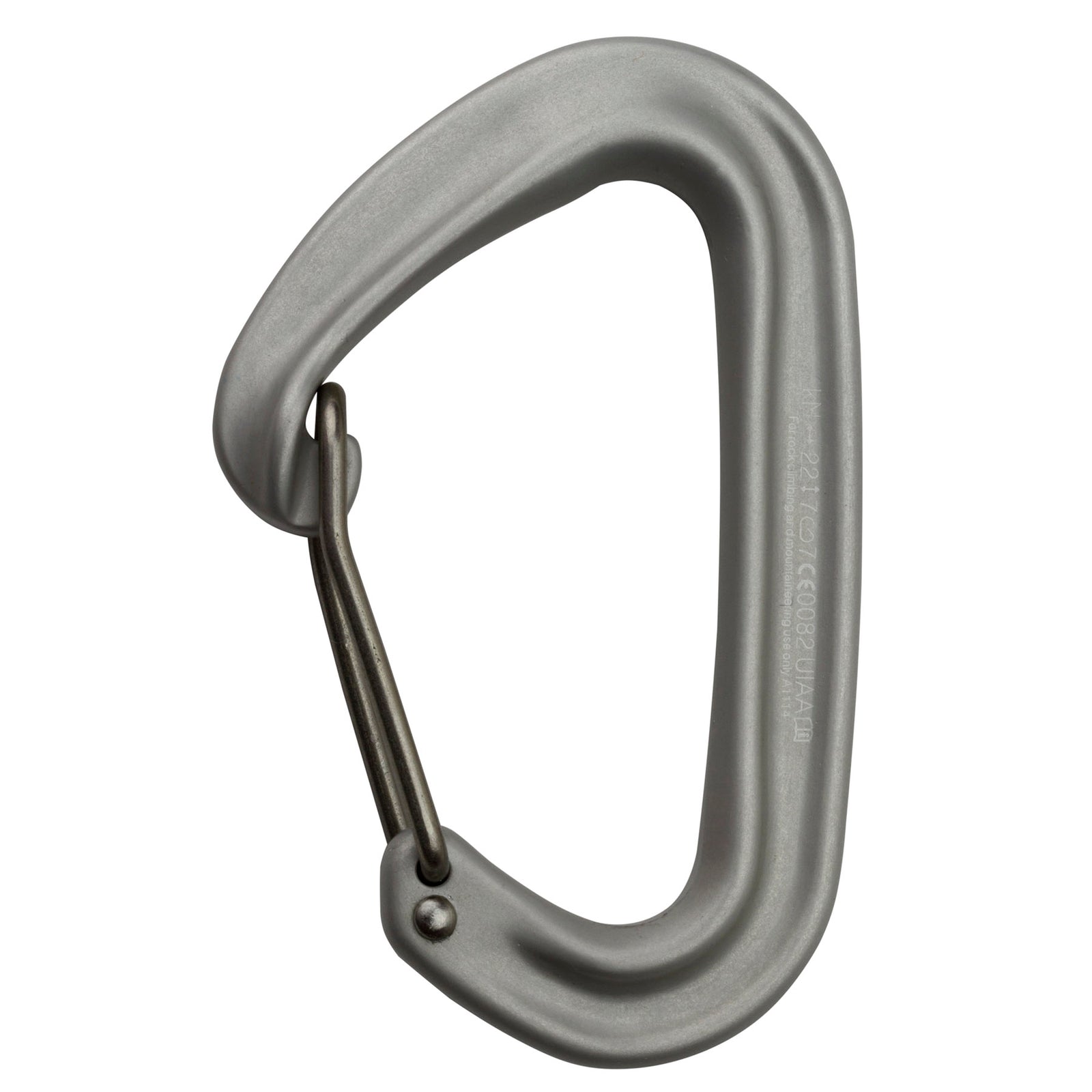a photo of the fs mini II carabiner, silver