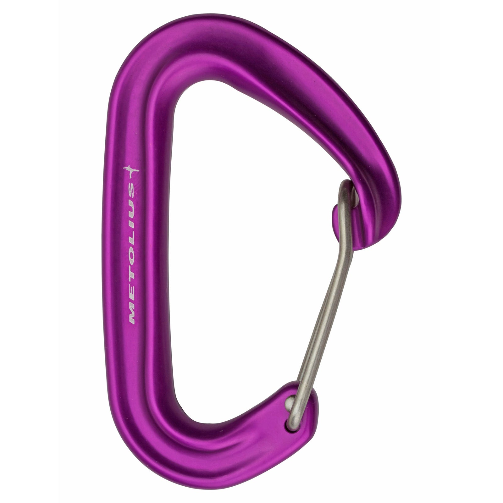 a photo of the fs mini II carabiner, purple