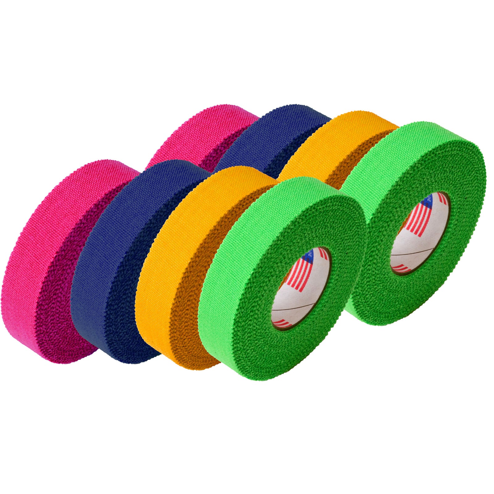 a photo of all the colors of metolius finger tape