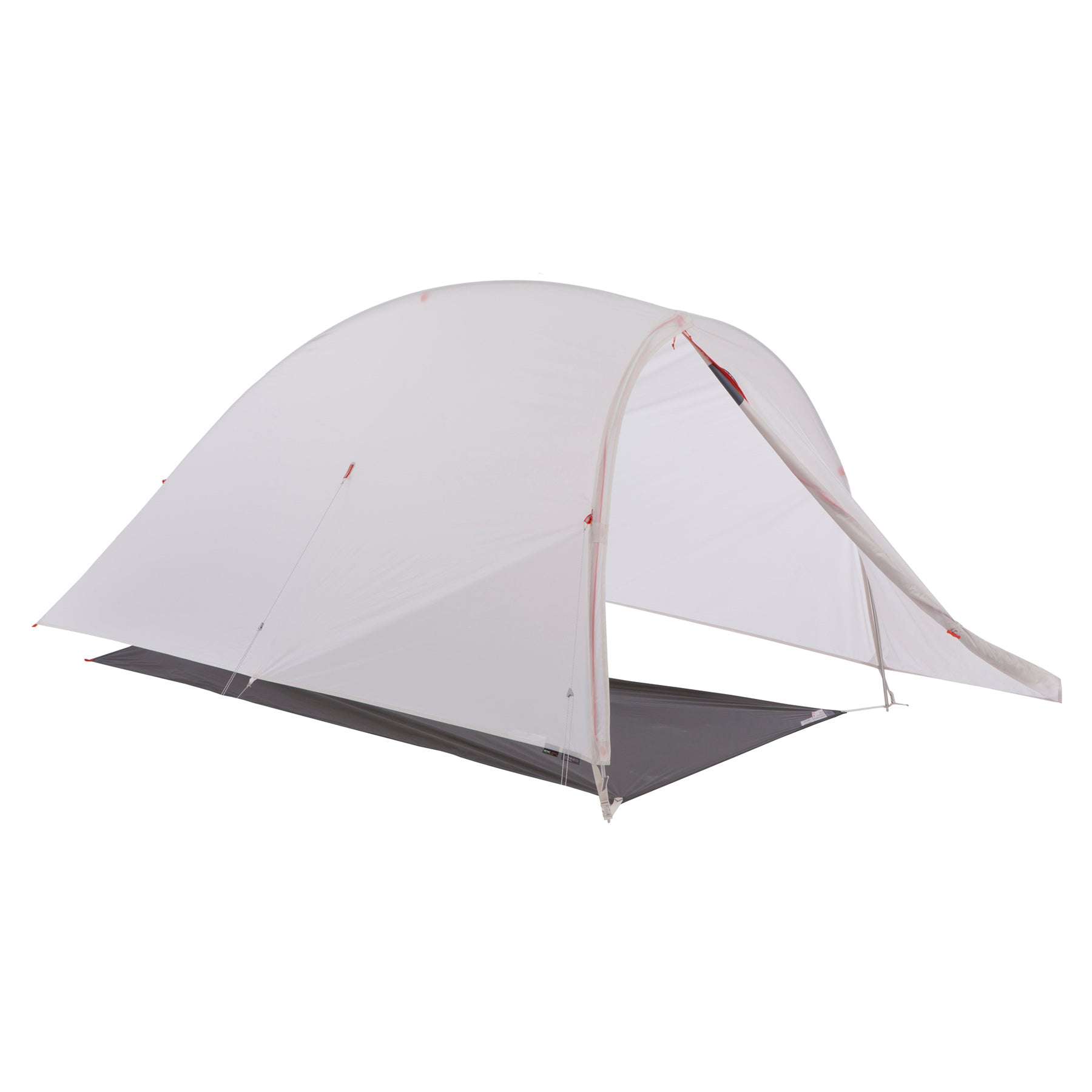 The big agnes fly creek HV UL1 Solution Dye tent in fast pitch mode, fly only no tent body