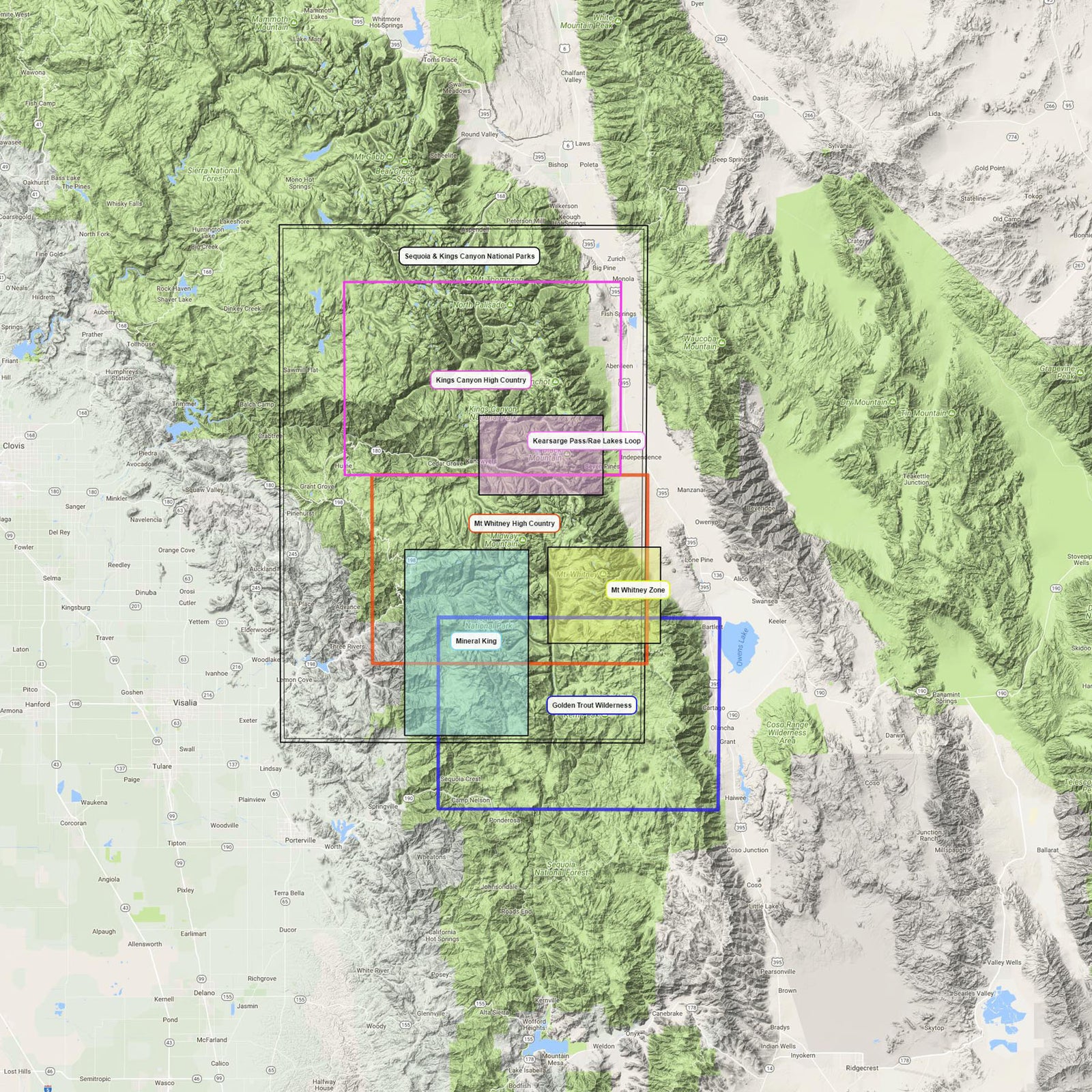 coverage area compared to other Harrison map titles
