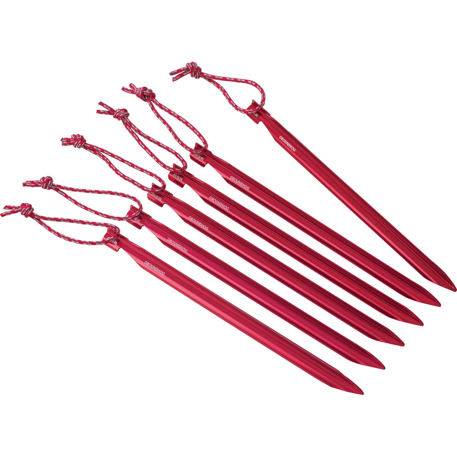 six msr groundhog tent stakes