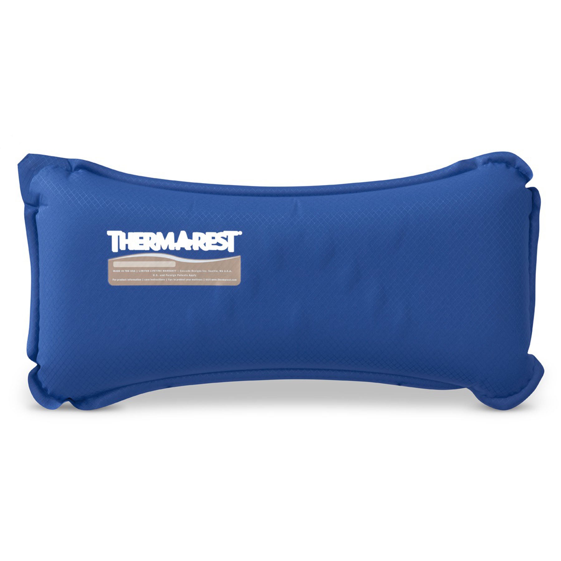 lumbar pillow in blue