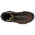 top view of the la sportiva mens ultra raptor 2 mid leather goretex boot in chocolate/cedar