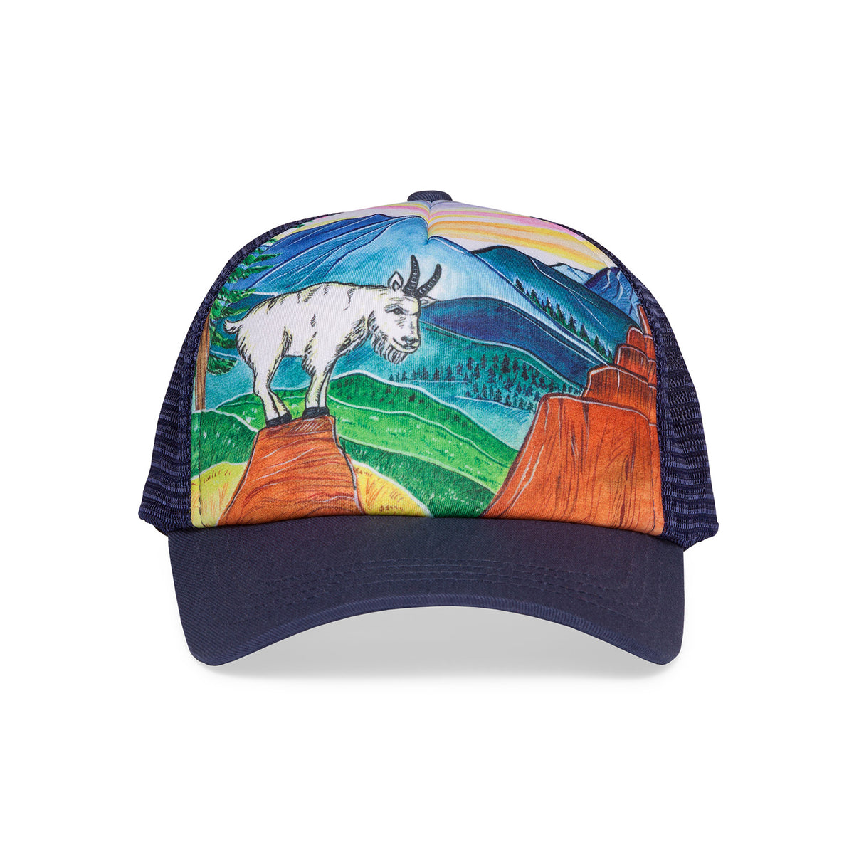 sunday afternoons kids&#39; mountain goat trucker hat 