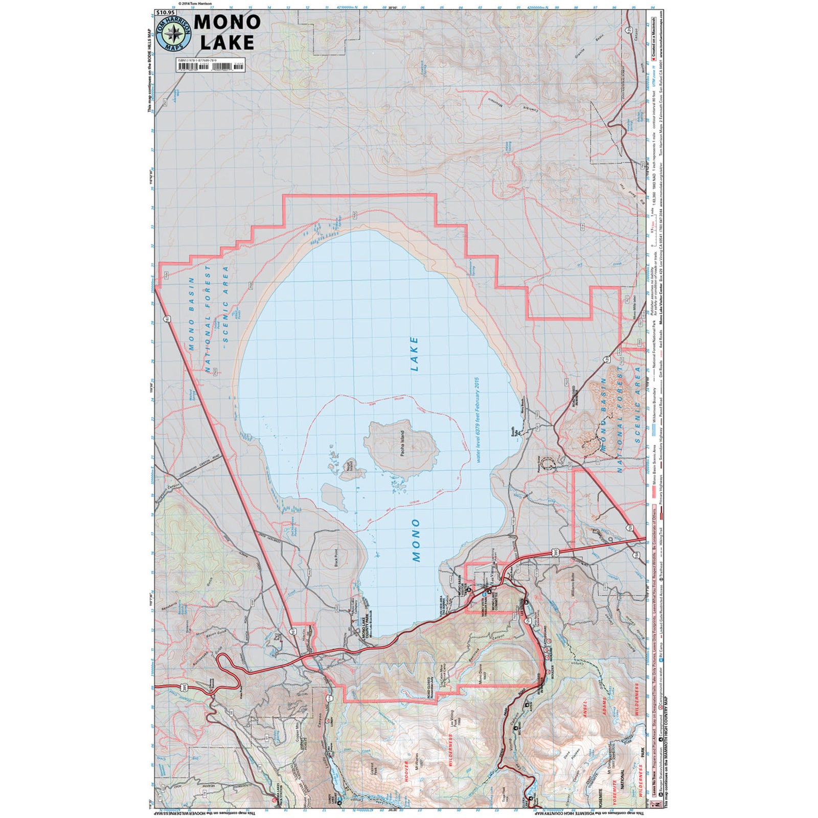 mono lake map
