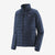 patagonia womens down sweater in new navy, front view