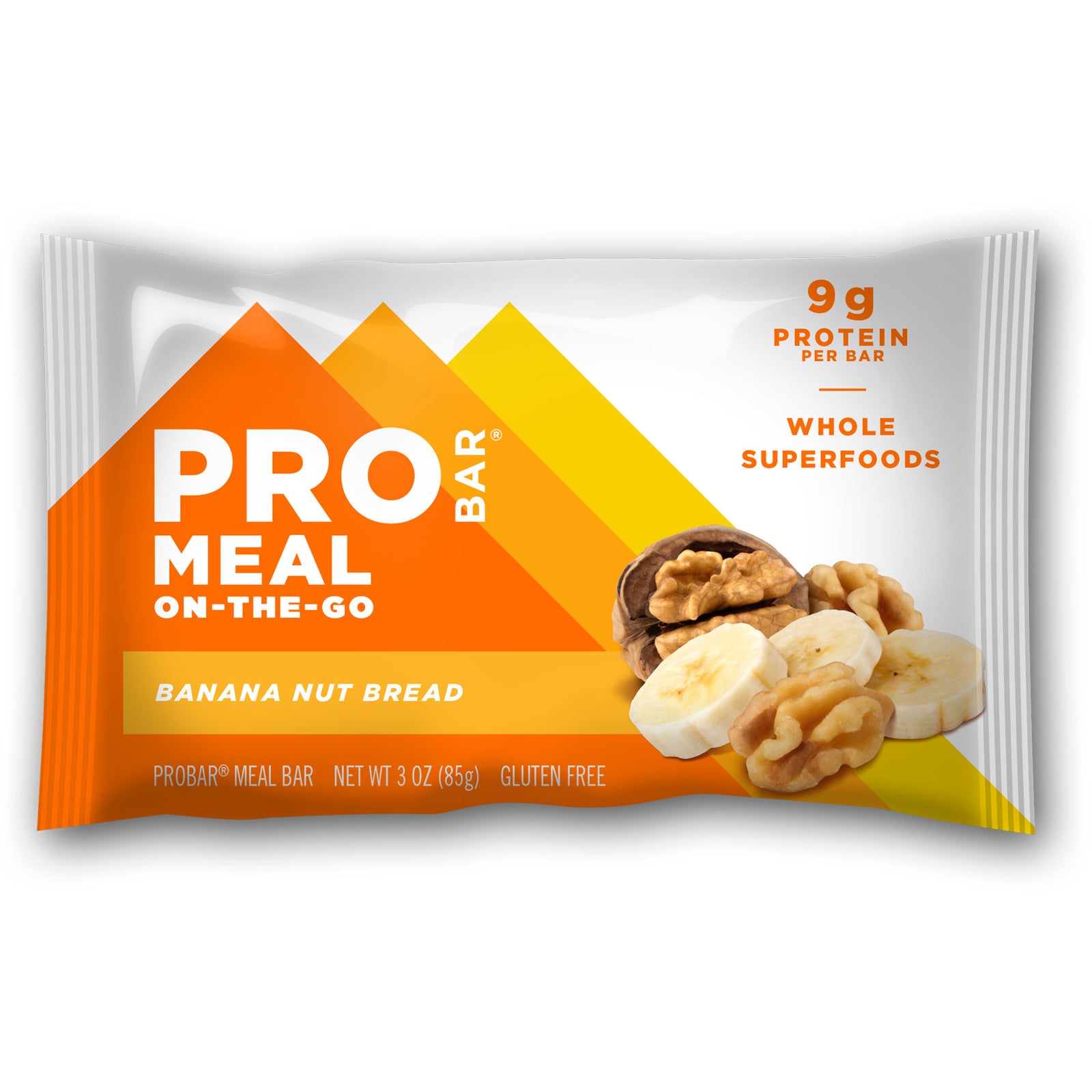 The front of the probar banana nut bread bar