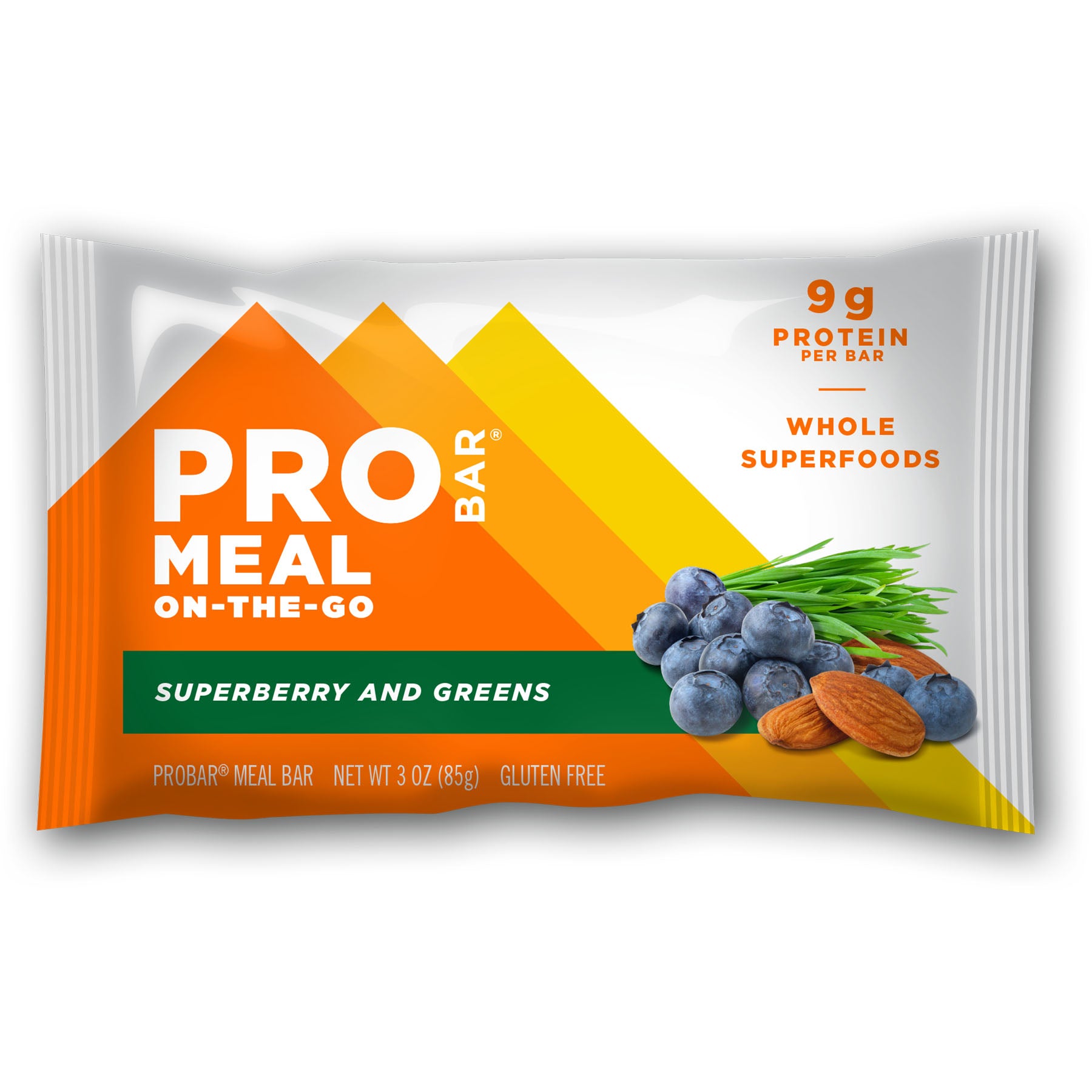 The front of the superberry and greens package