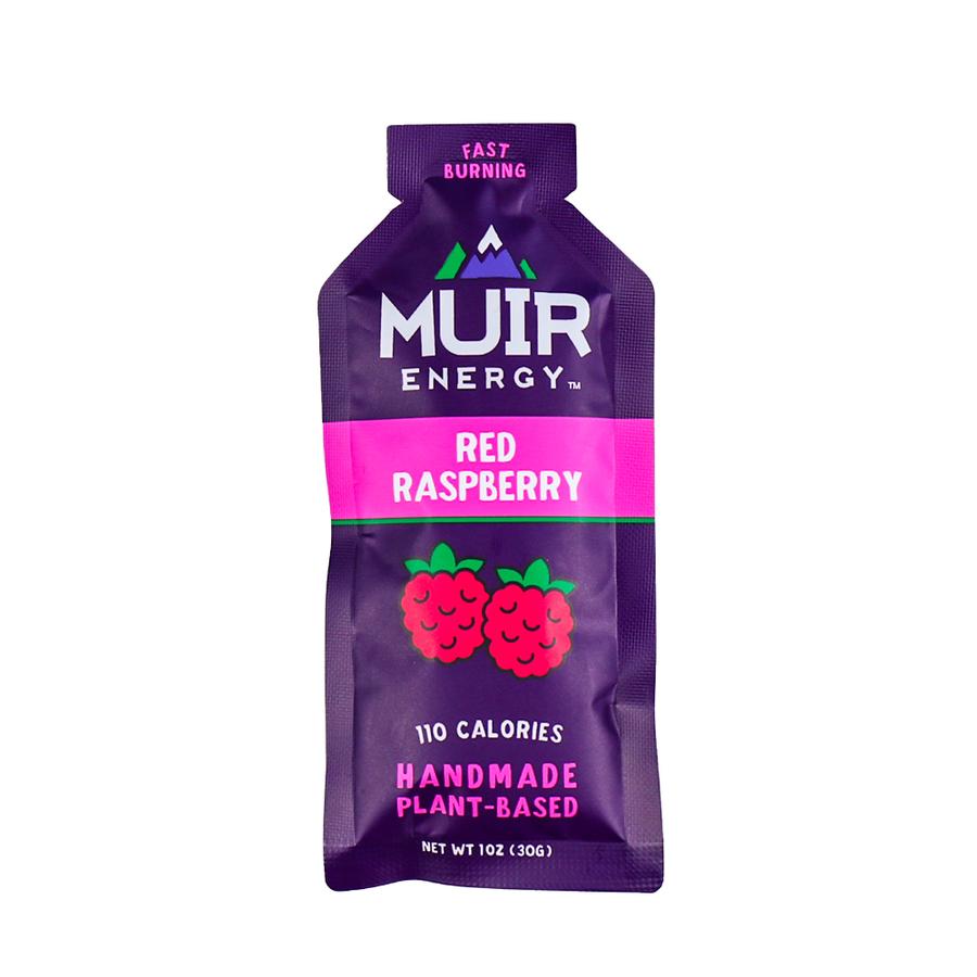 The front of the red raspberry package