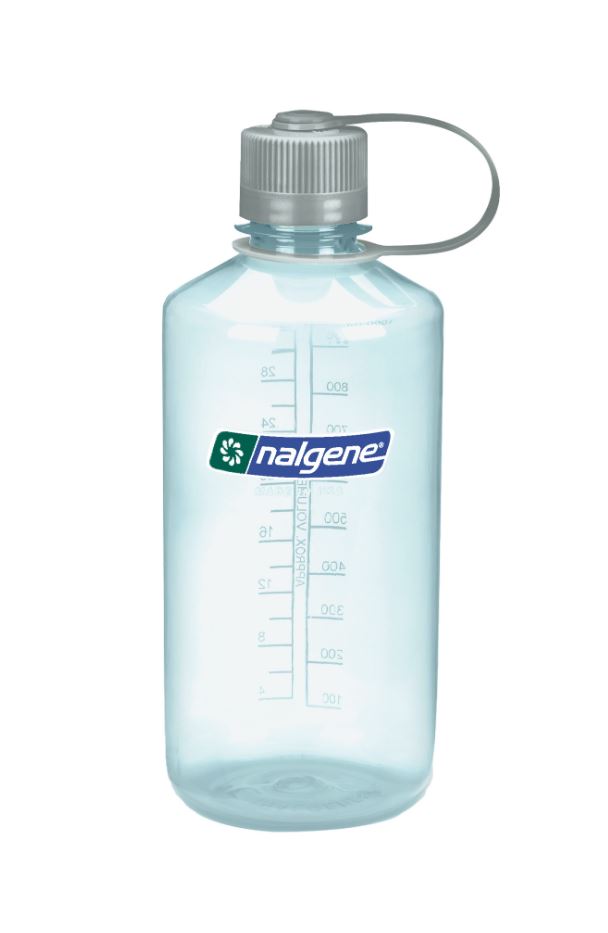 nalgene narrow mouth 32 oz sustain water bottle in seafoam