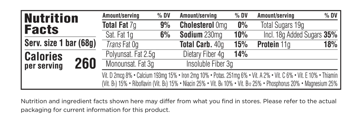 Clif Bar Crunchy Peanut Butter