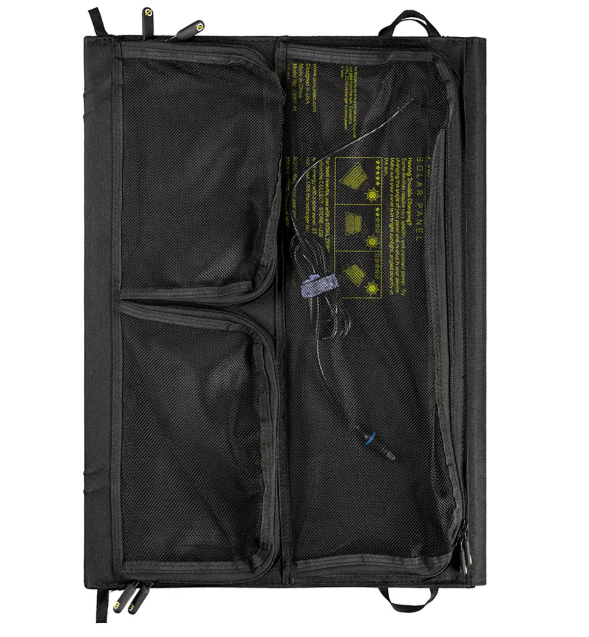 back of folded panel