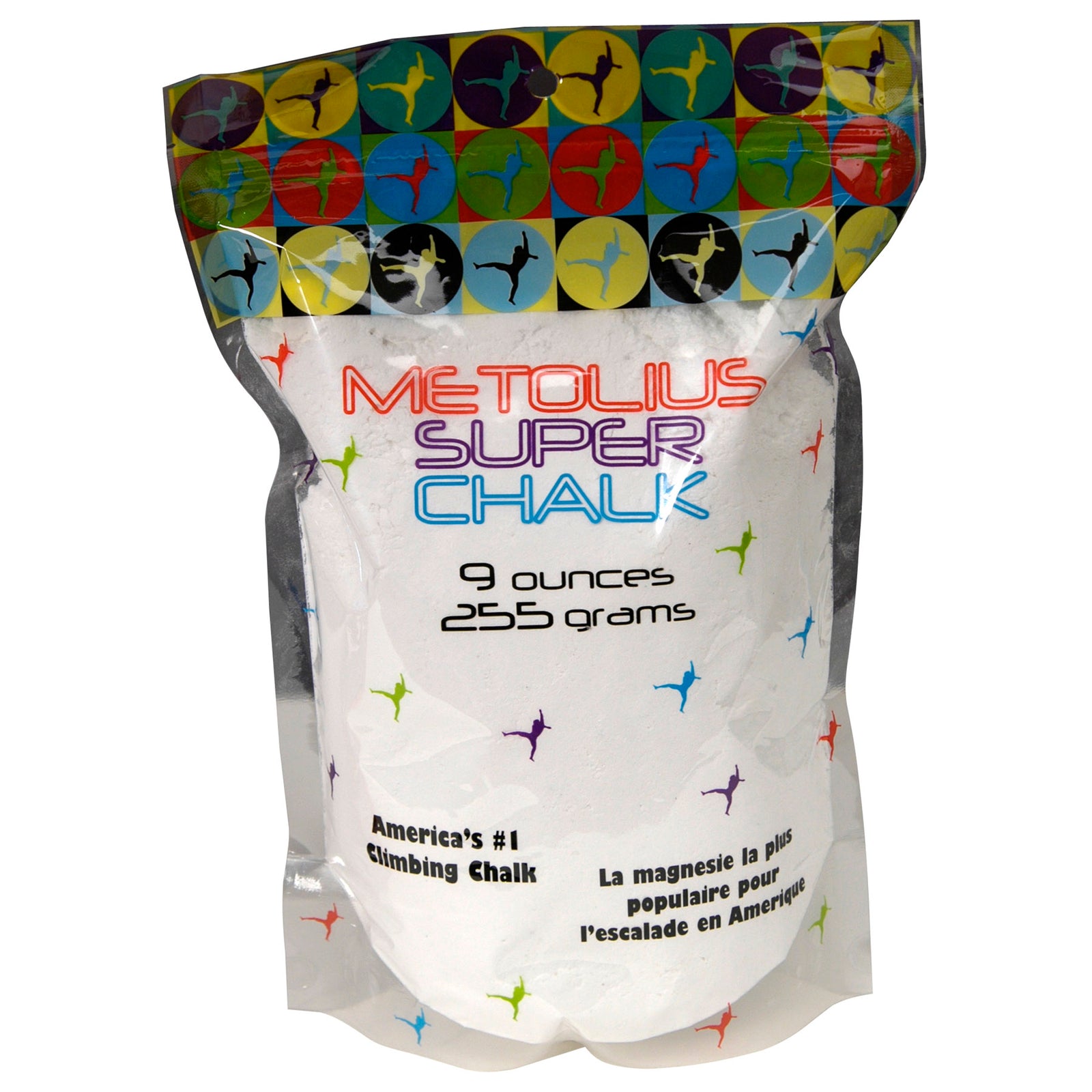 a photo of the package of 9oz metolius chalk