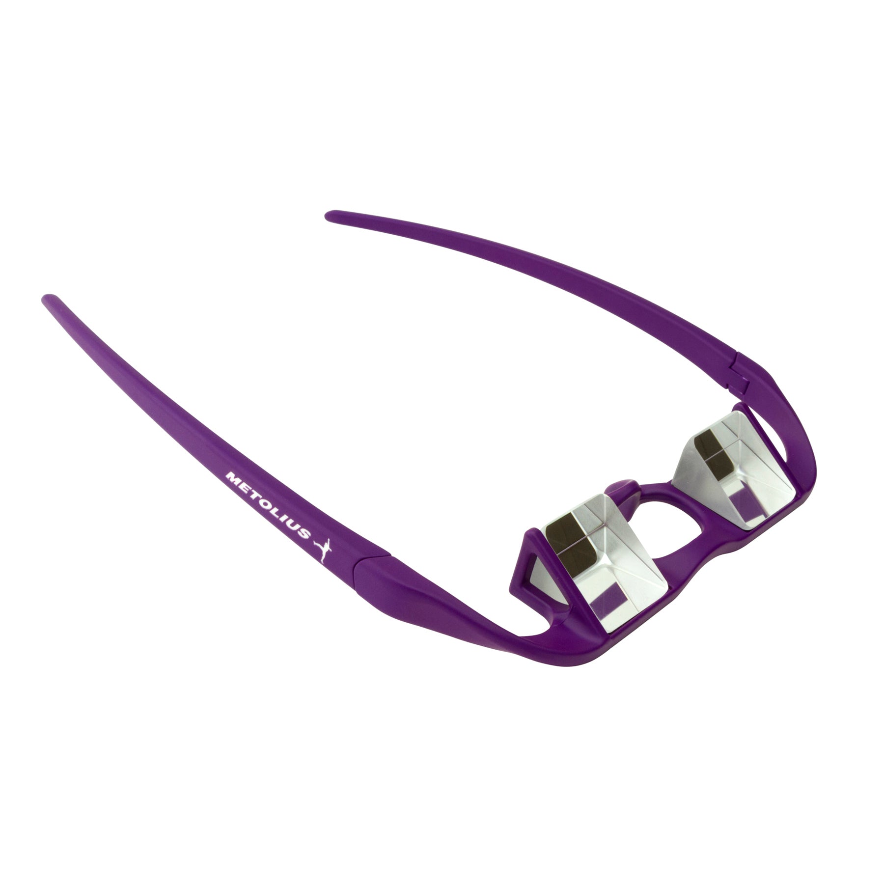 a photo of the metolius upshot belay glasses, in purple