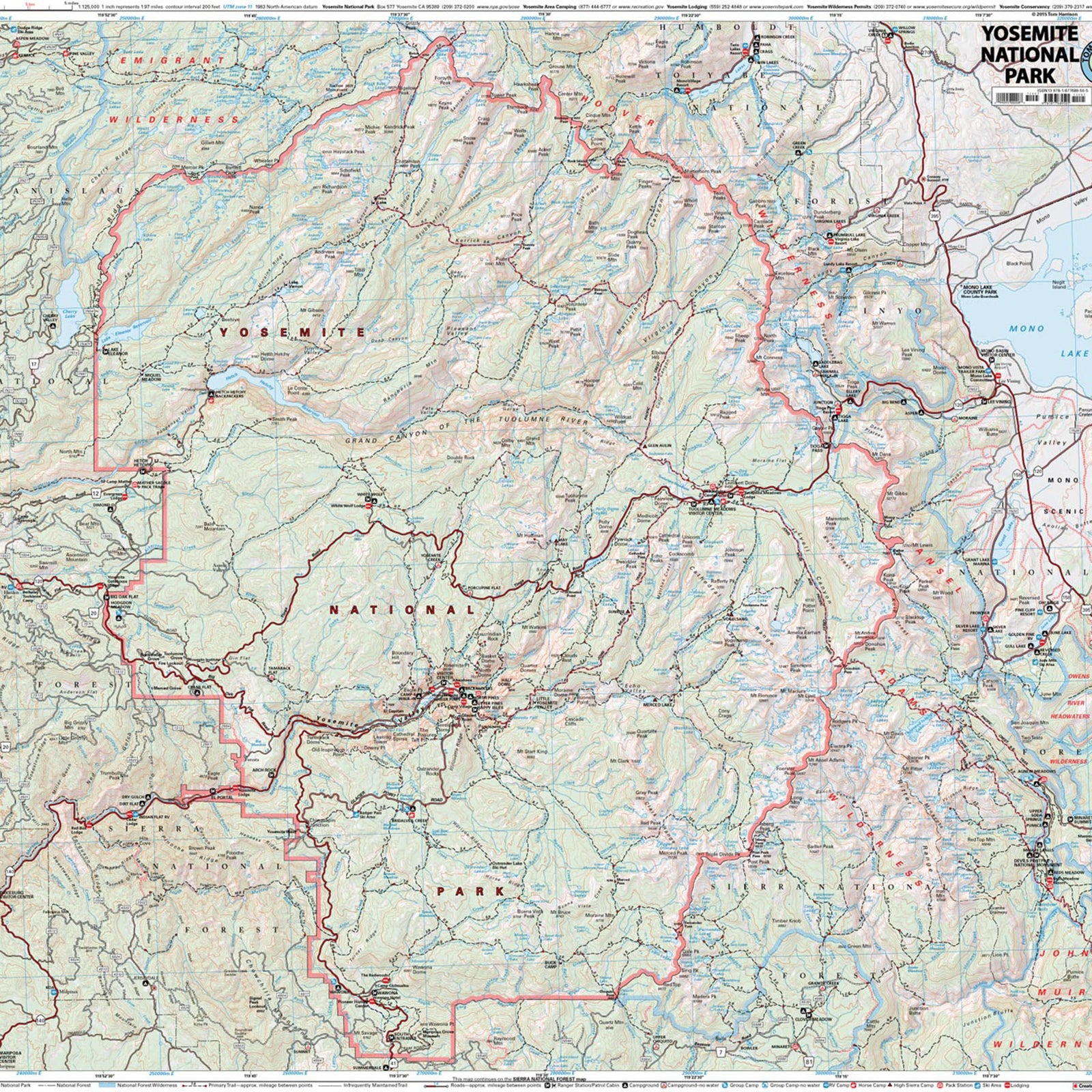 yosemite national park detail