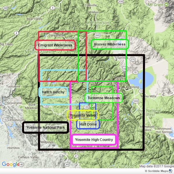 emigrant wilderness map and how it compares to adjacent coverages
