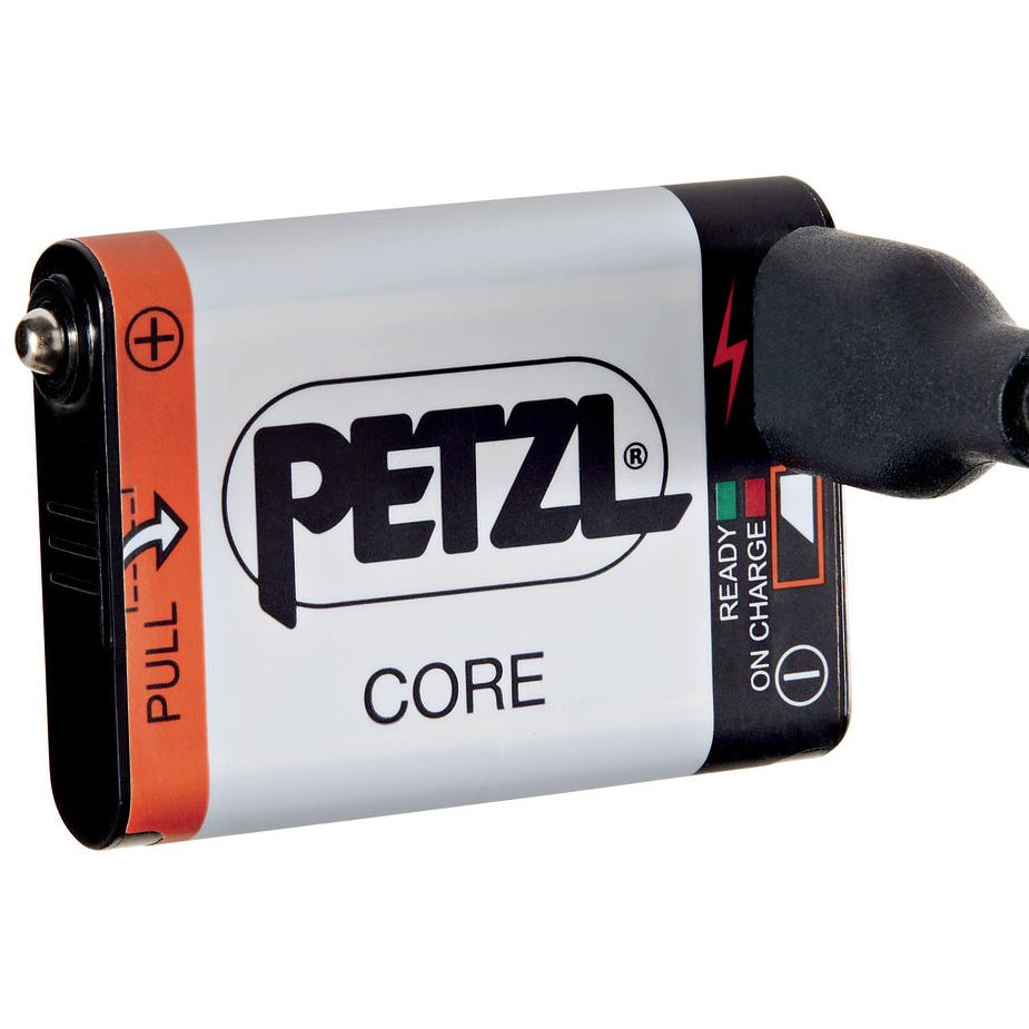 The petzl core battery for hybrid headlamp systems