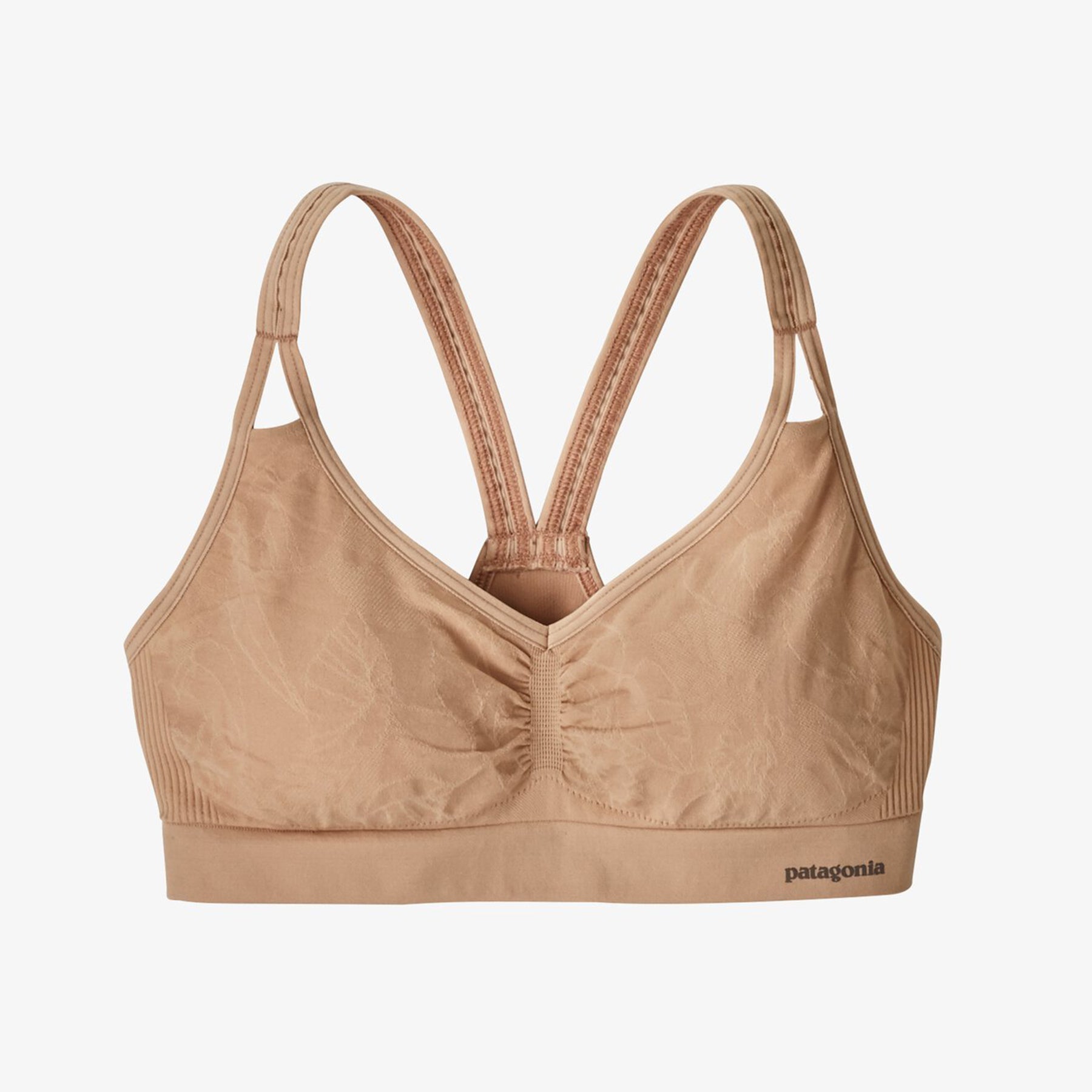 patagonia womens barely bra in valley flora jacquard rosewater