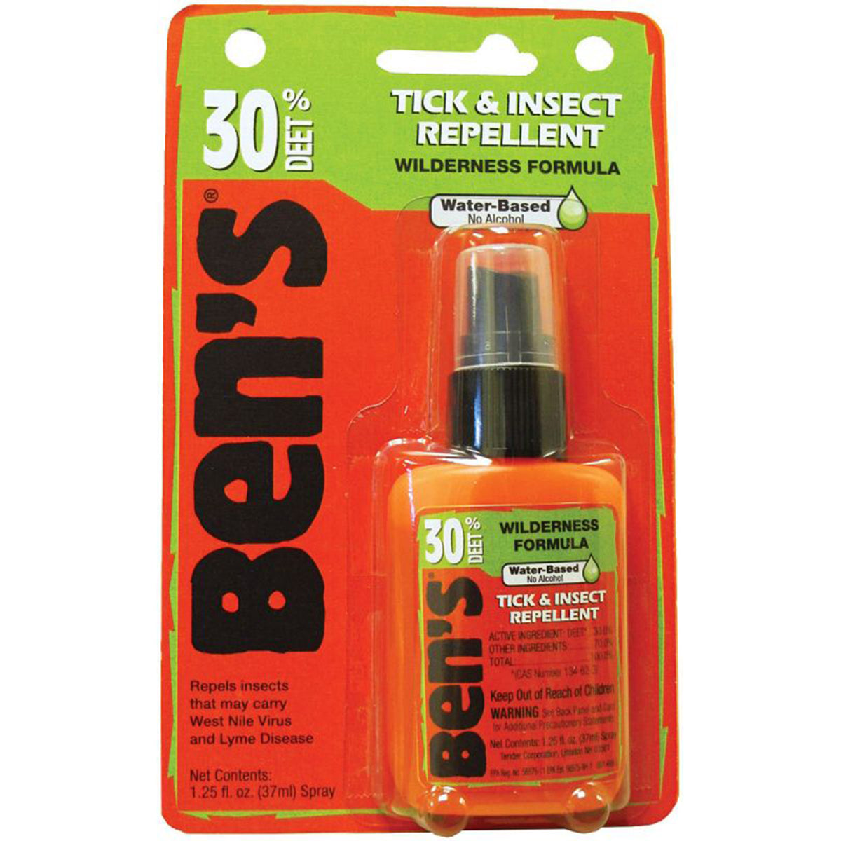 ben&#39;s 30 percent DEET insect repellant pump bottle