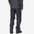 a photo of a model in the patagonia mens torrentshell 3l pants, back view
