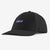 a photo of the patagonia airshed cap in the color black