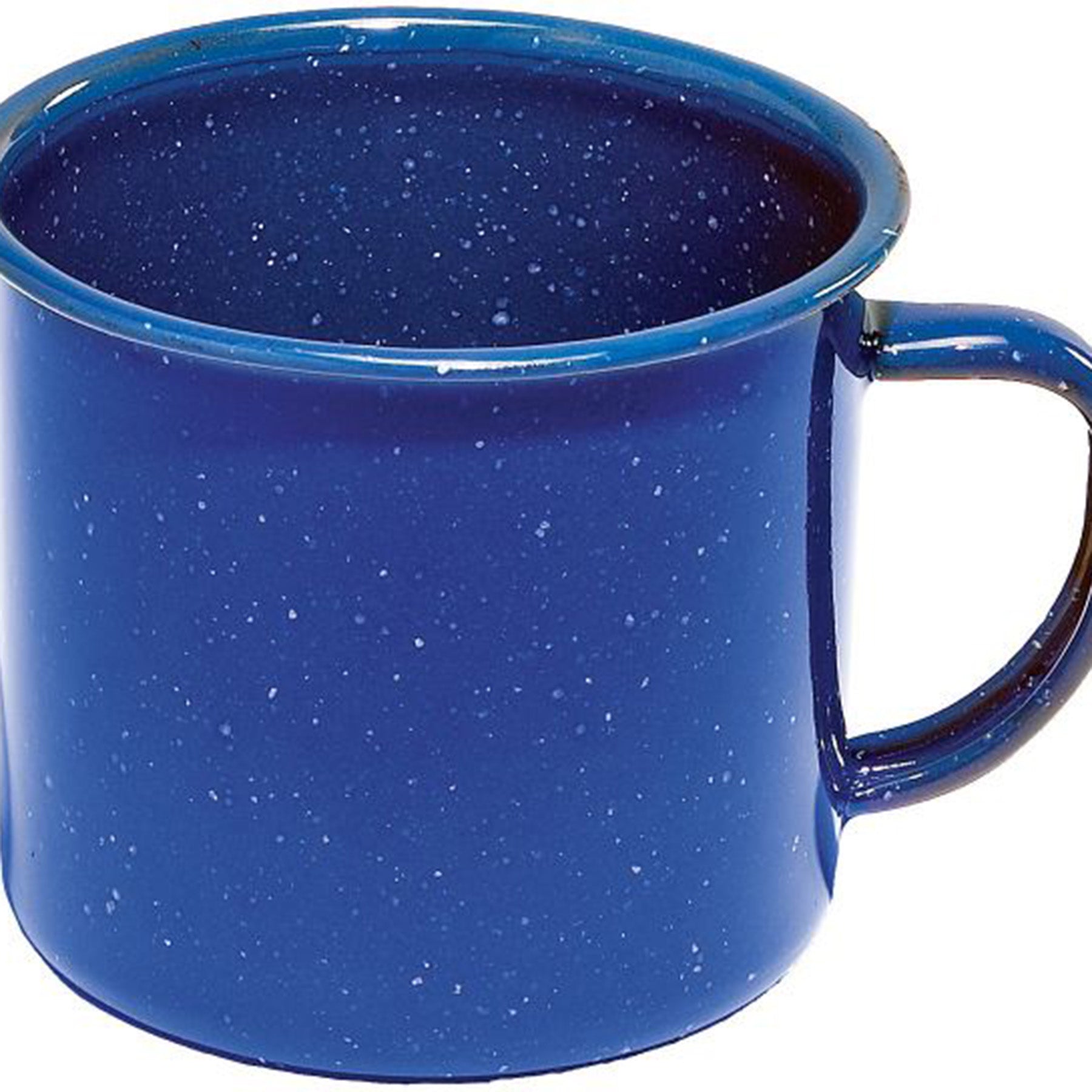 blue enamelware cup 24oz blue
