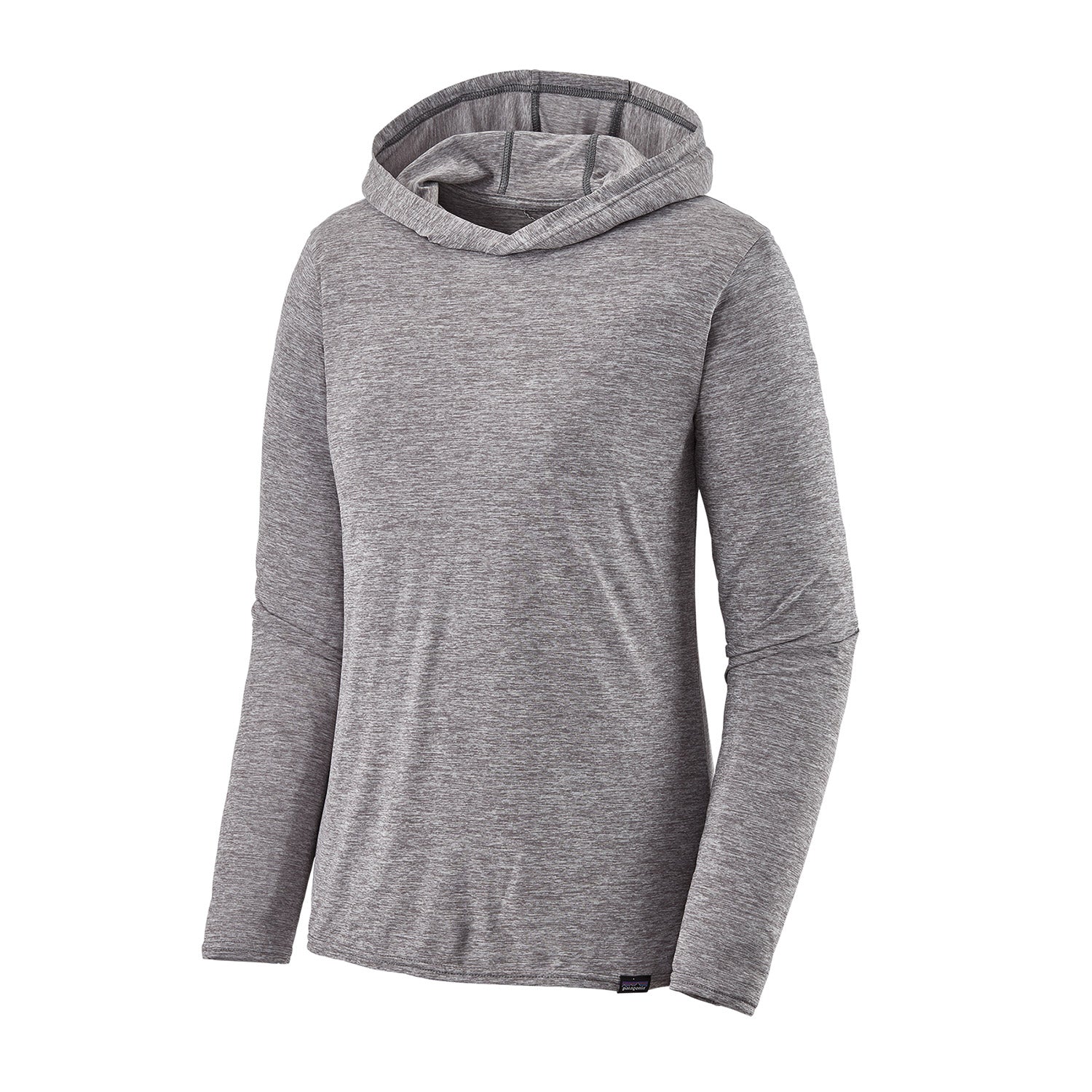 patagonia women's capilene cool daily hoody in feather grey