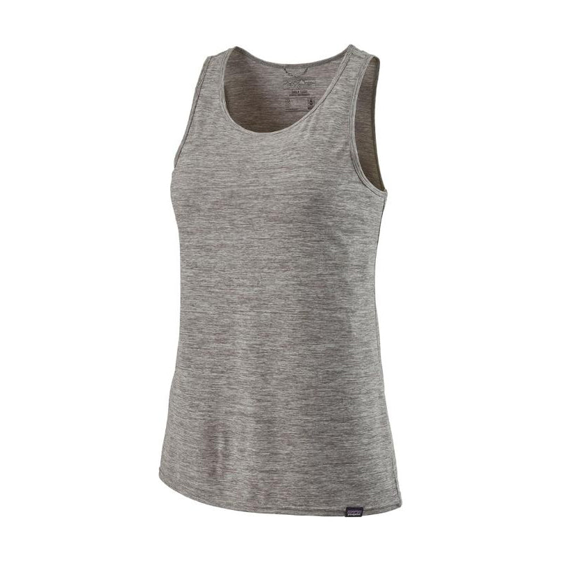 women's capilene cool daily tank in feather grey