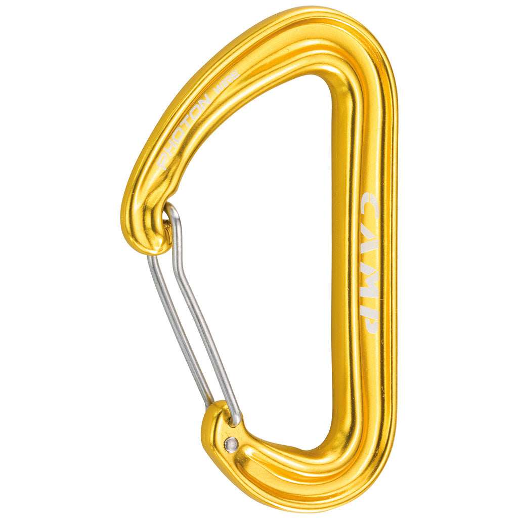 the yellow photon carabiner