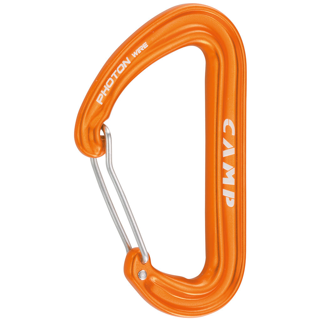 the orange photon carabiner