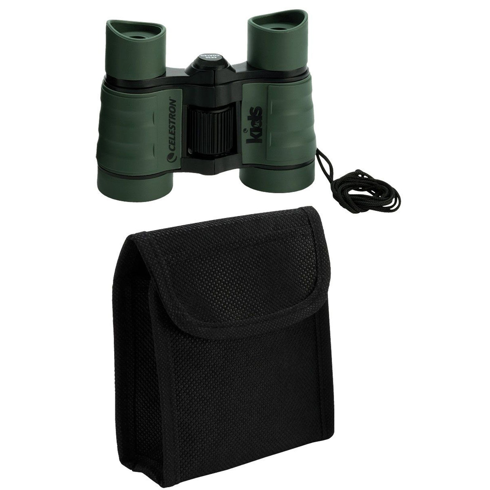 celestron kids binoculars, 4x magnification, 30mm lenses, age rated 6+