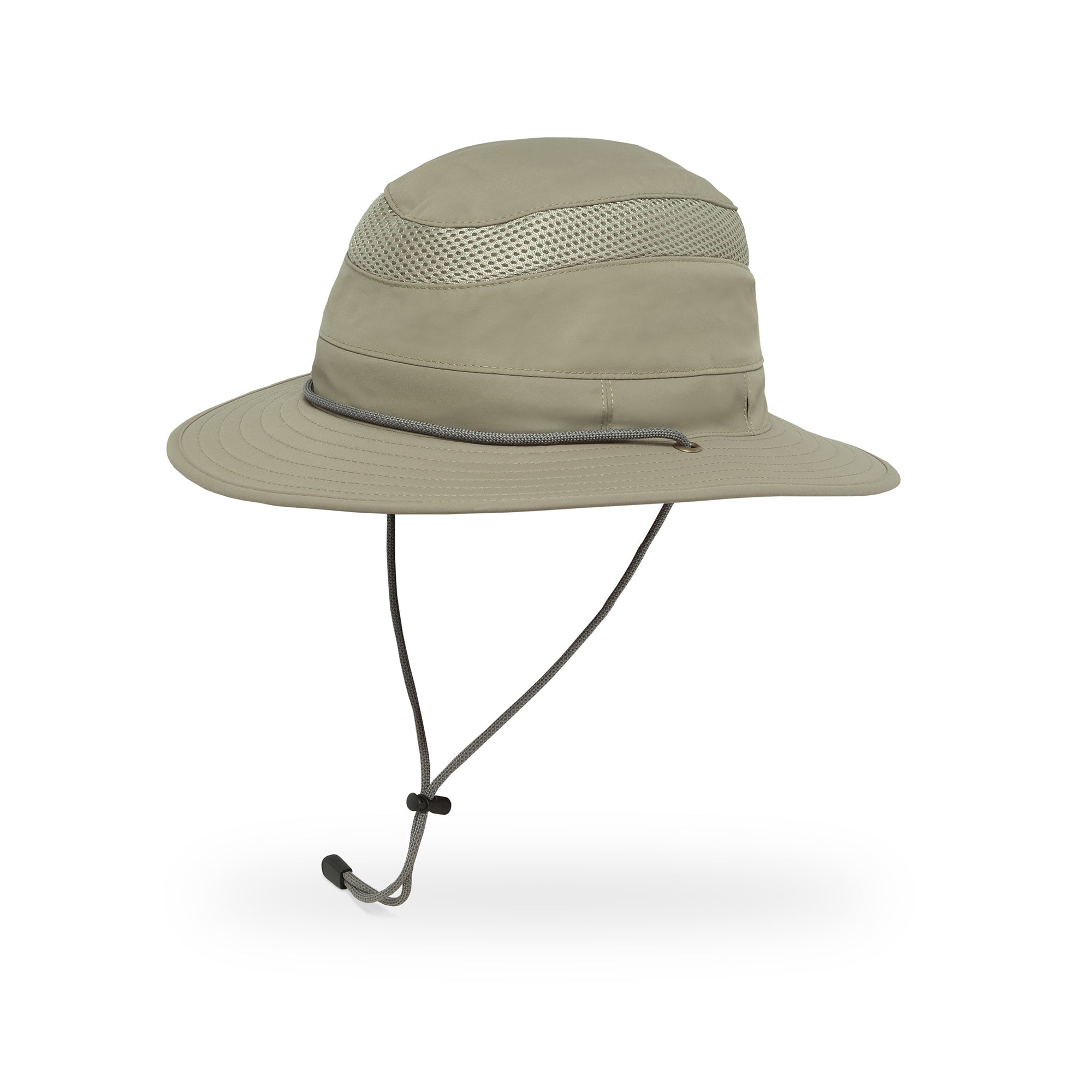 a photo of a sunday afternoon charter escape hat in sand, side view 