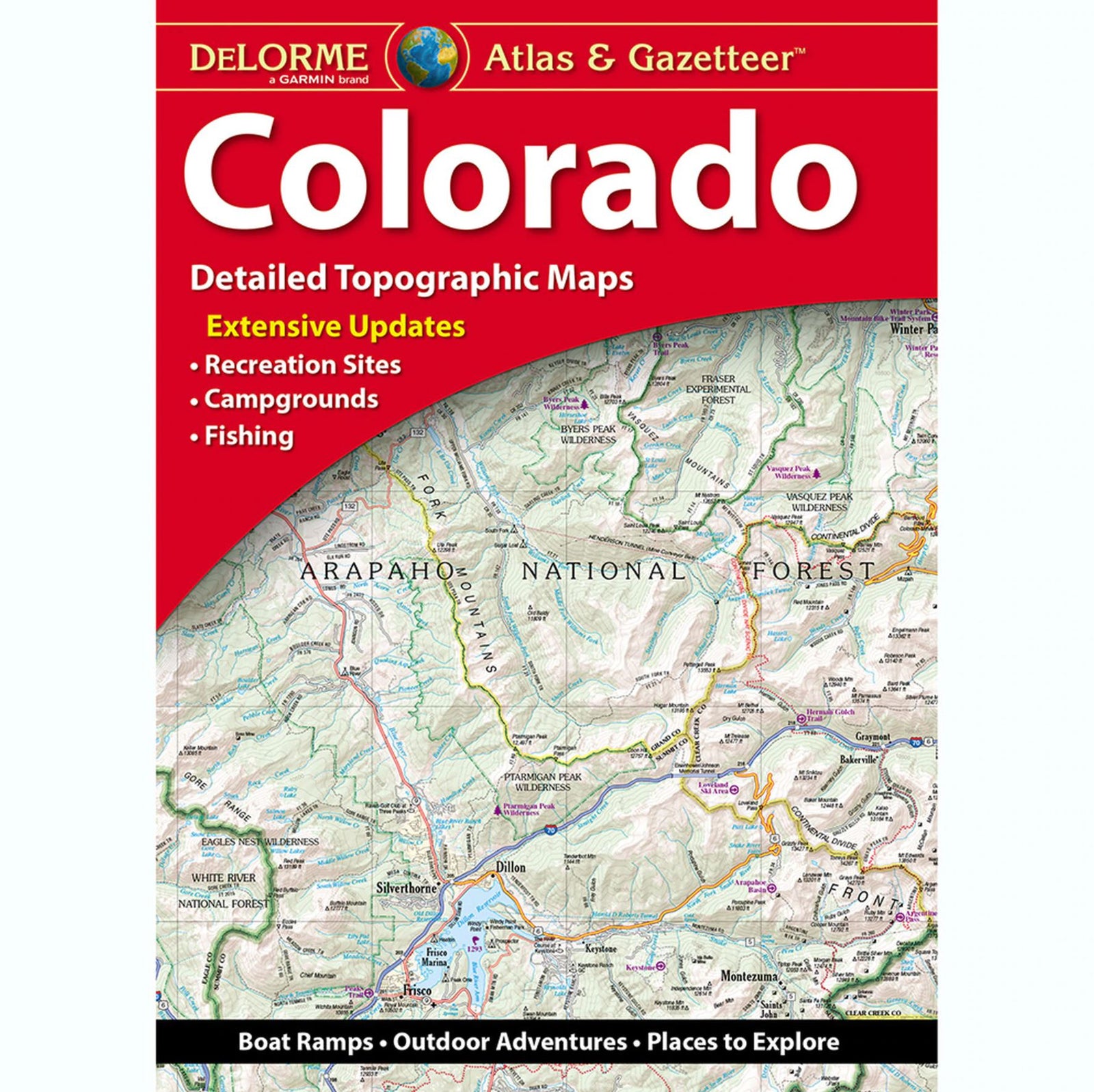 cover photo of the colorado delorme atlas