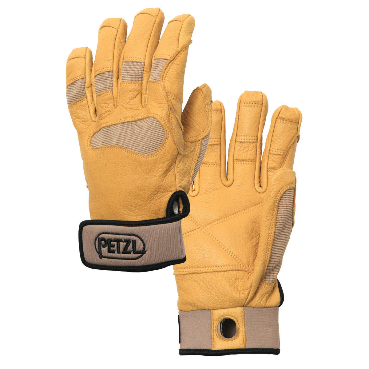 the petzl cordex plus glove, in tan