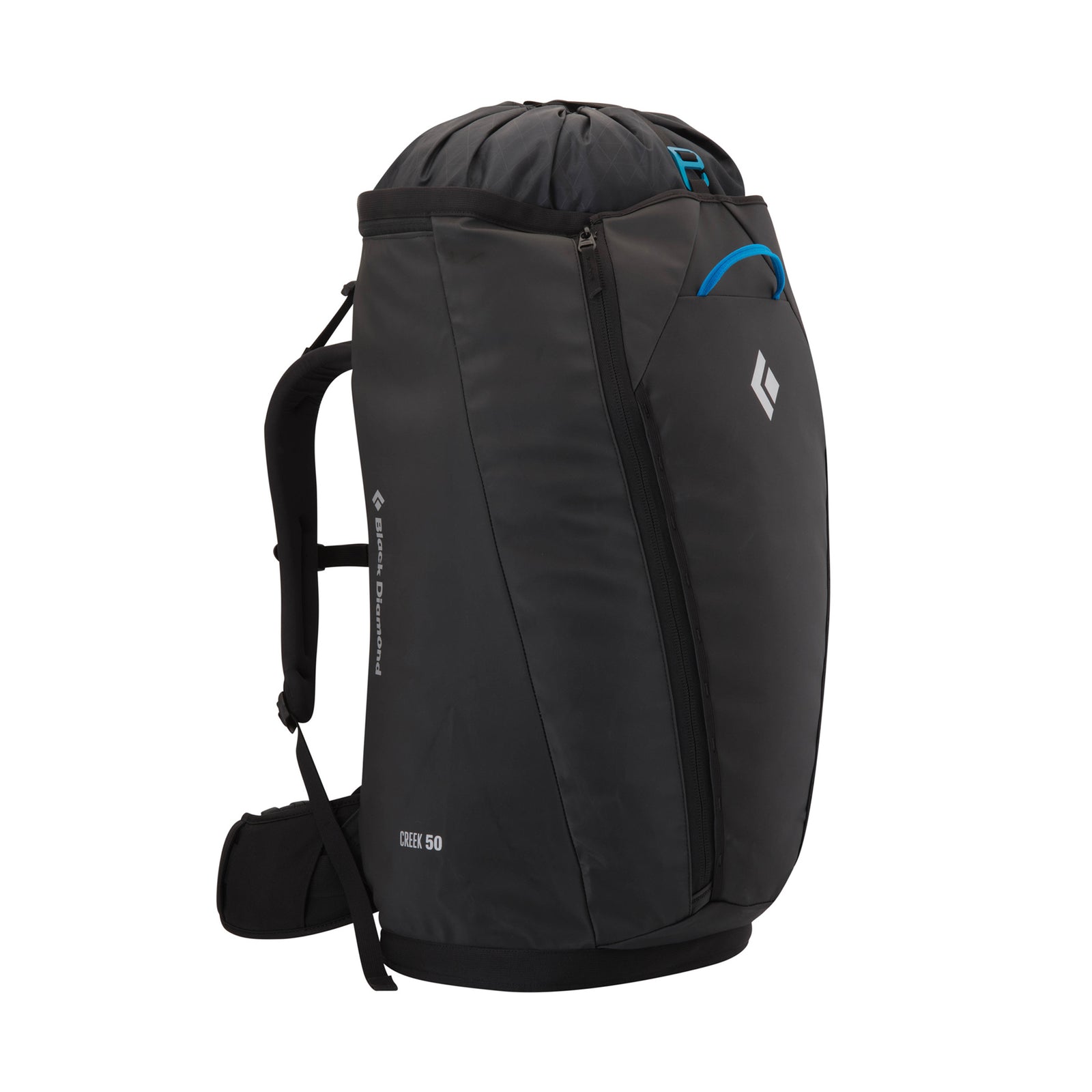 black diamond creek pack 50l, front view