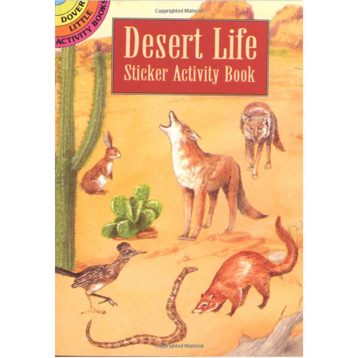 desert life sticker activity book